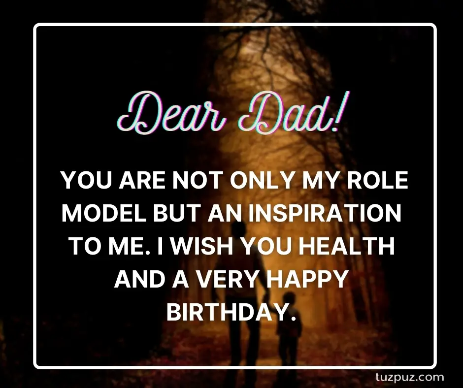 inspirational birthday wishes for dad