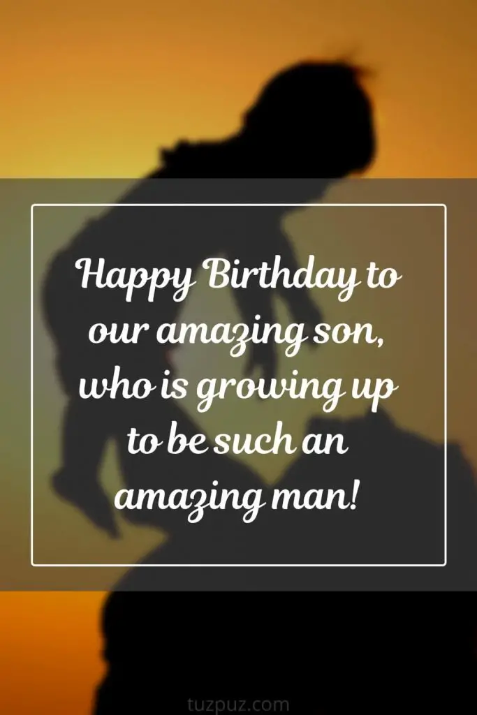 Birthday wishes for son from Mom
