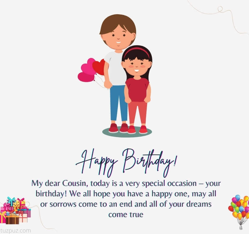 60 Heartfelt Birthday Wishes and Messages for Cousin Brother