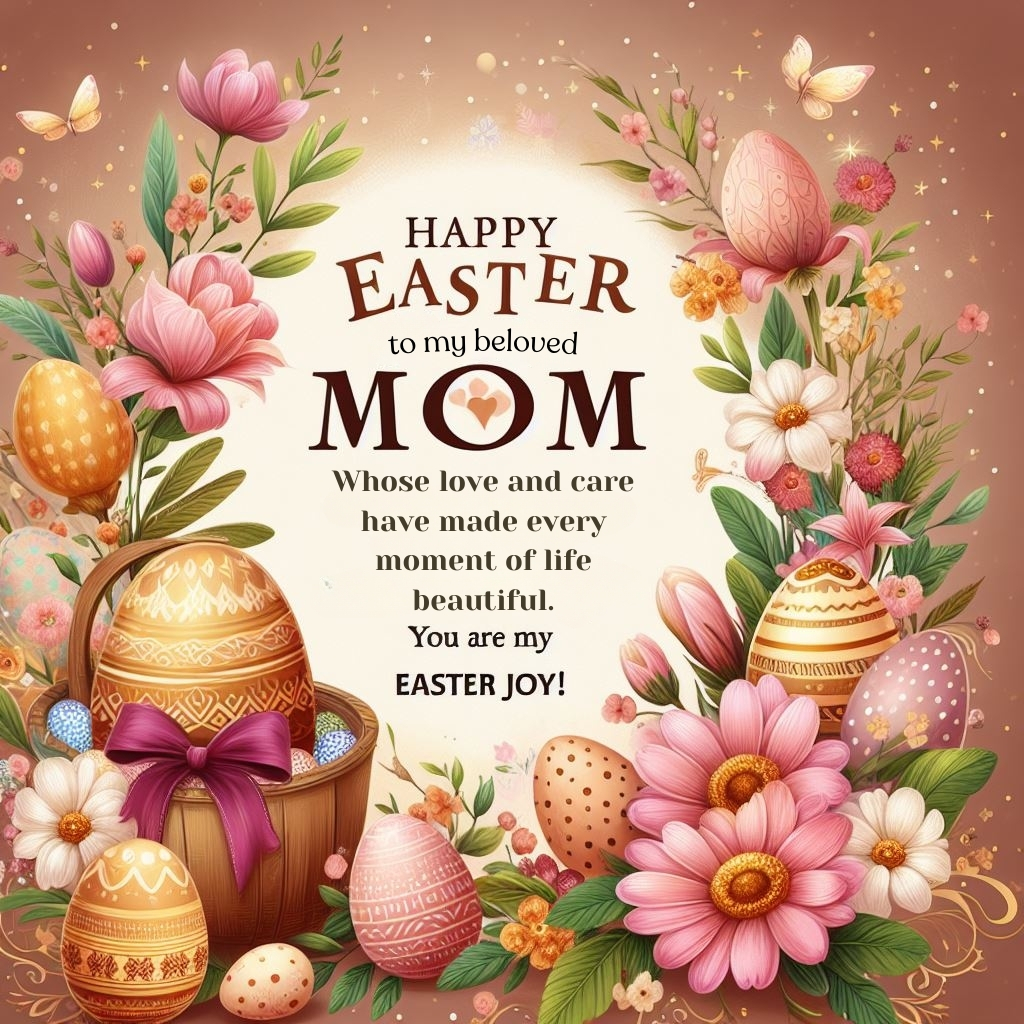 Happy Easter Greetings For Mom