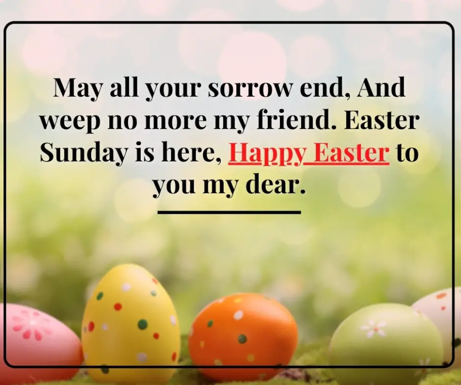 Happy Easter Wishes for a Friend