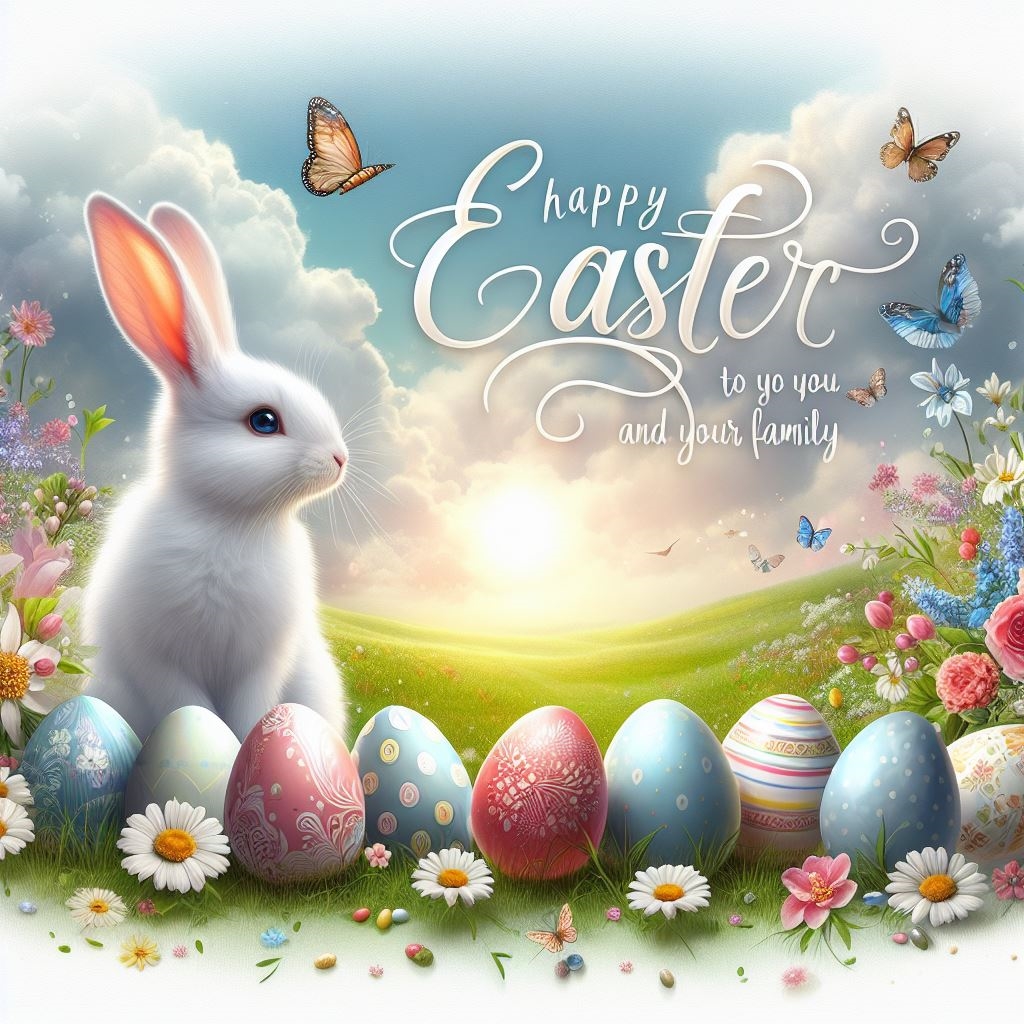 Happy Easter Wishes for Family and friends