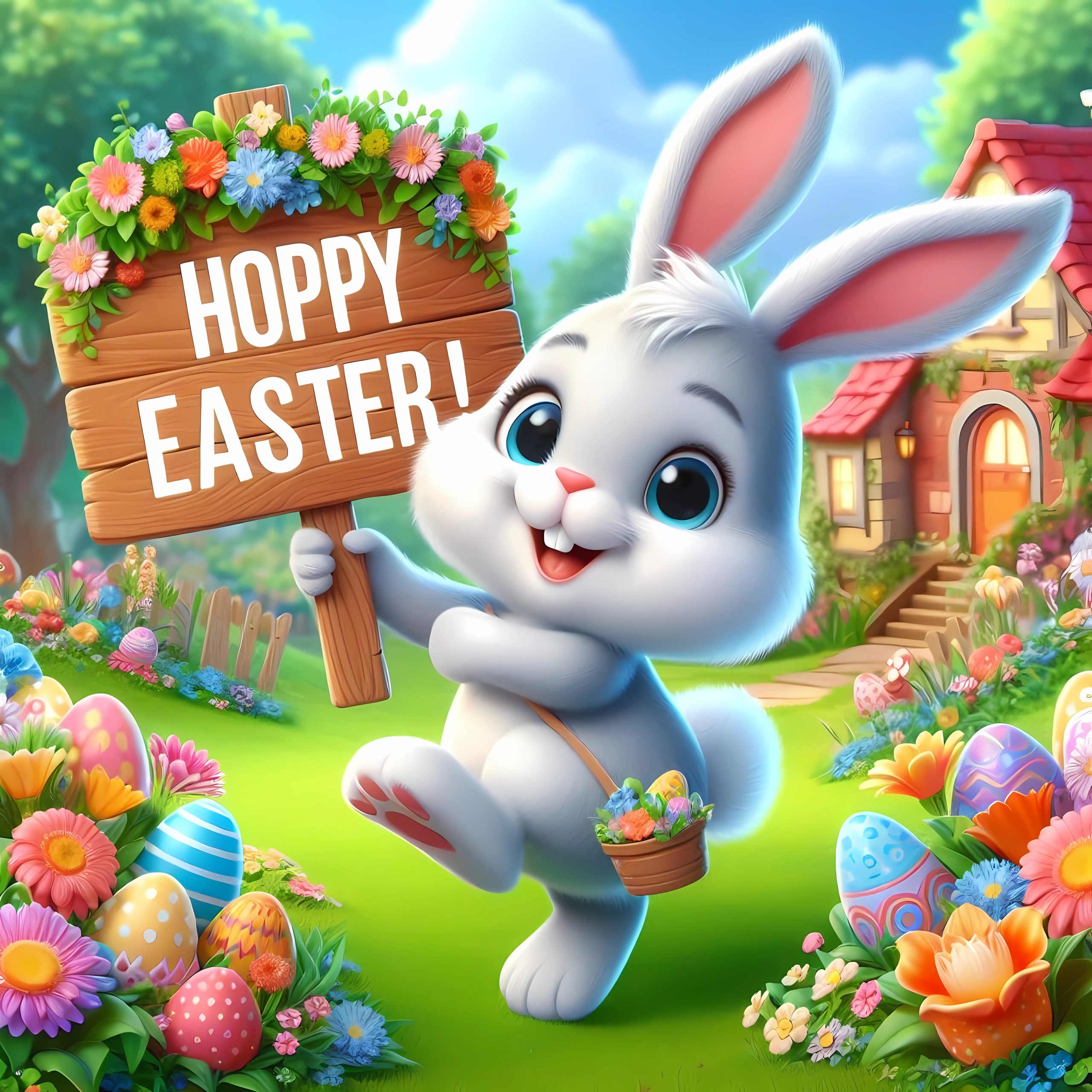 Funny Hoppy Easter